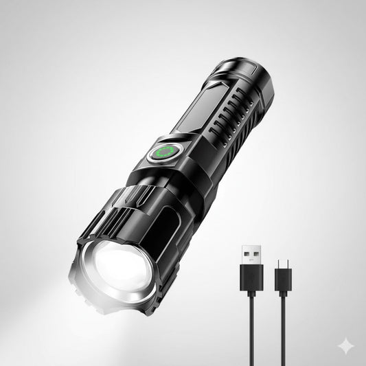 Hochleistungs-Taschenlampe: Lichtstark, robust und zuverlässig