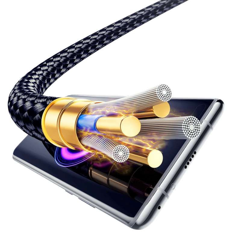Schnelllade-Kabel mit LED-Anzeige™ (120W) - Kauftronik