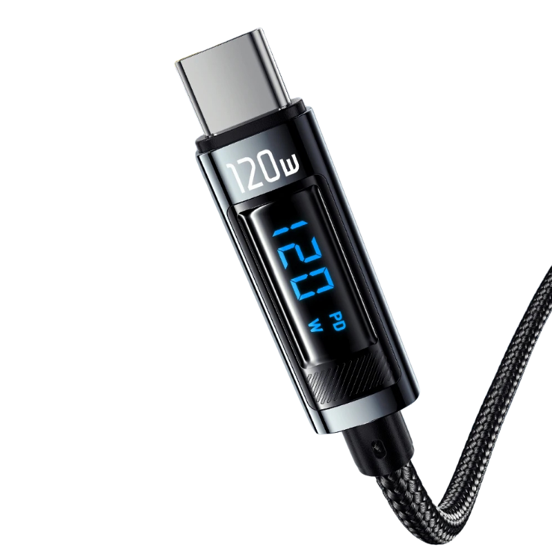 Schnelllade-Kabel mit LED-Anzeige™ (120W) - Kauftronik