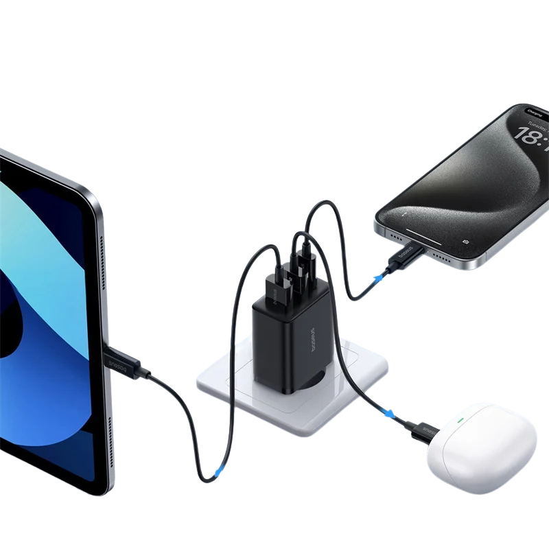 Schnellladegerät 30W – 3 Port TM - Kauftronik