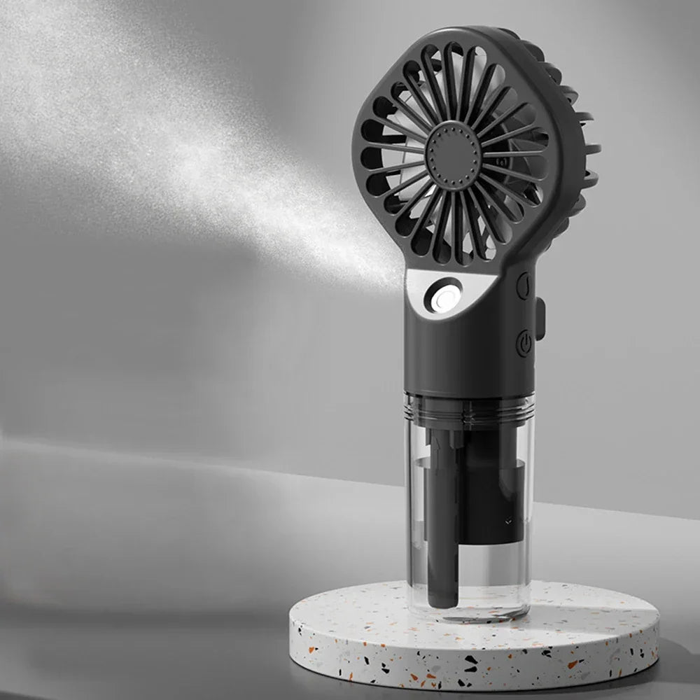 Erfrischender Handventilator mit Nebelfunktion - Kauftronik