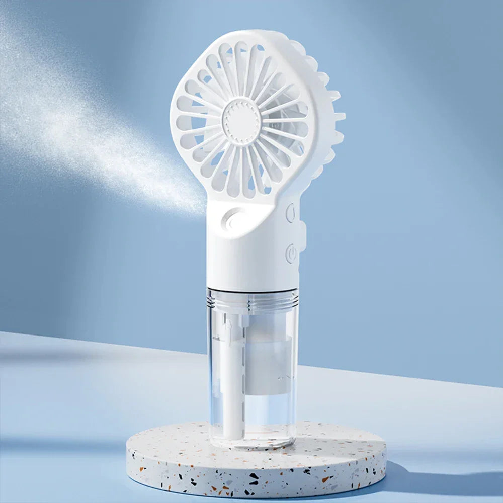 Erfrischender Handventilator mit Nebelfunktion - Kauftronik