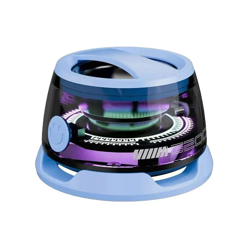 Mini Bluetooth-Lautsprecher – Magnetisch, Tragbar, mit RGB-Licht & Handyhalter