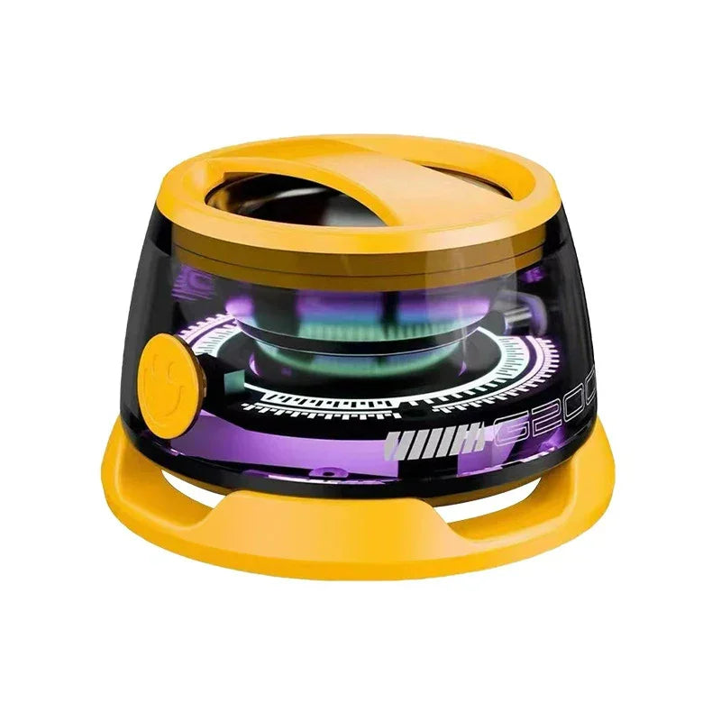 Mini Bluetooth-Lautsprecher – Magnetisch, Tragbar, mit RGB-Licht & Handyhalter