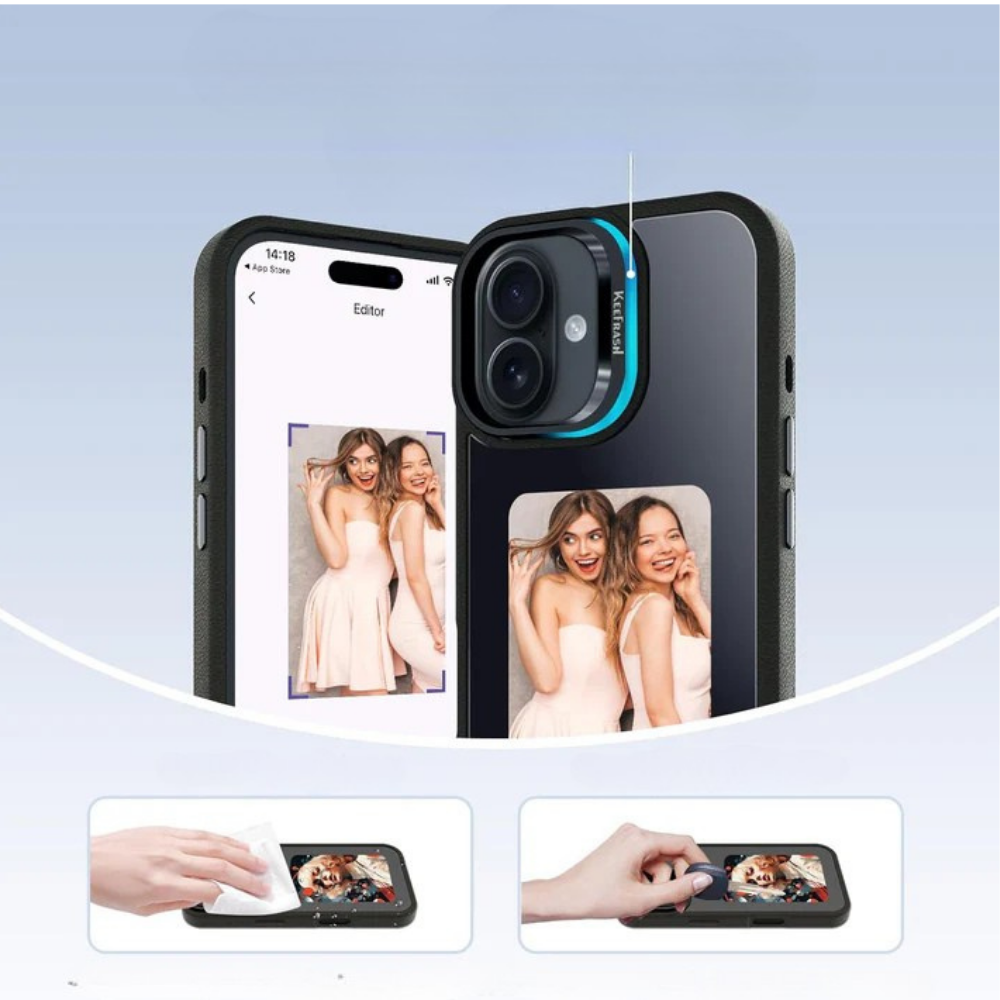NFC E-Ink iPhone Case – 4 Farben, DIY, Akkufrei