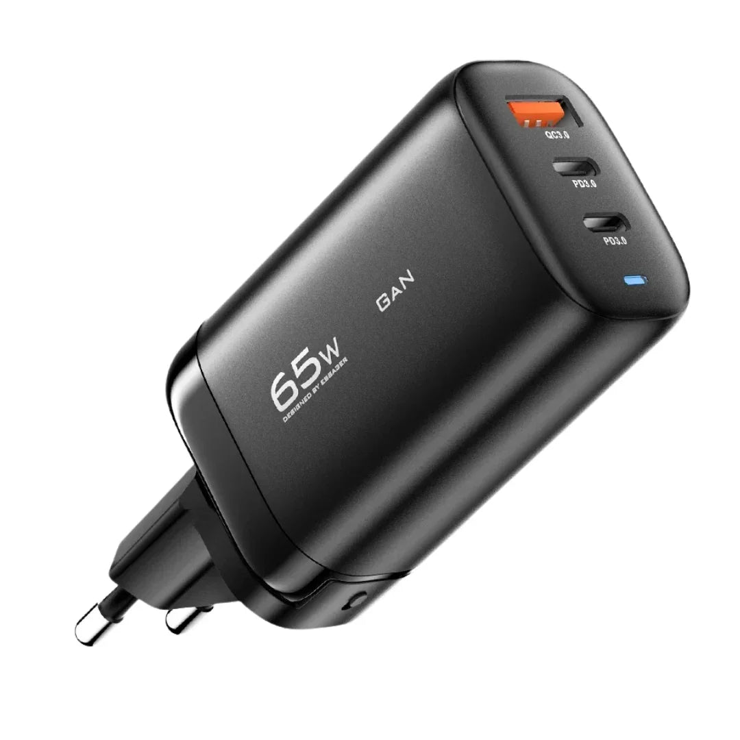Schnellladegerät 65W mit 3 USB-C Ports - Kauftronik