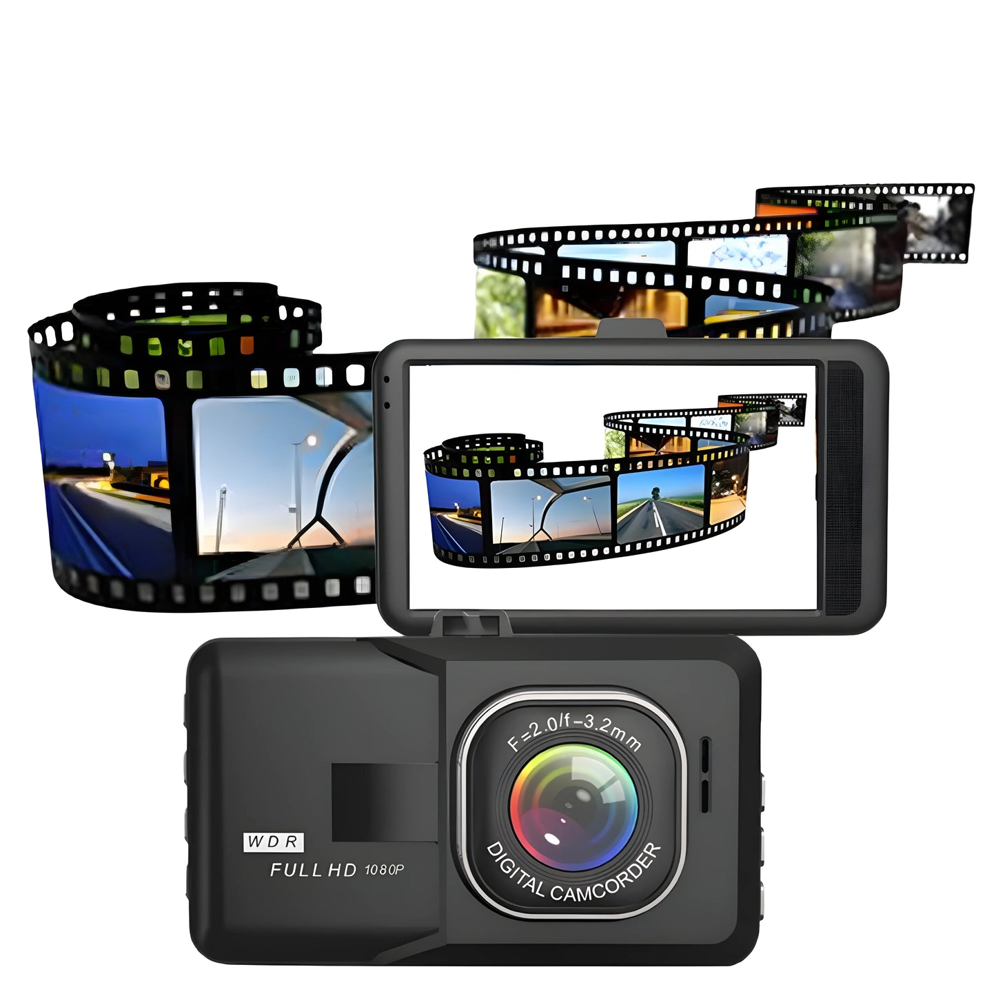 XUSHIDZ 1080P HD Q08PRO Dashcam mit Nachtsicht & G-Sensor - Kauftronik