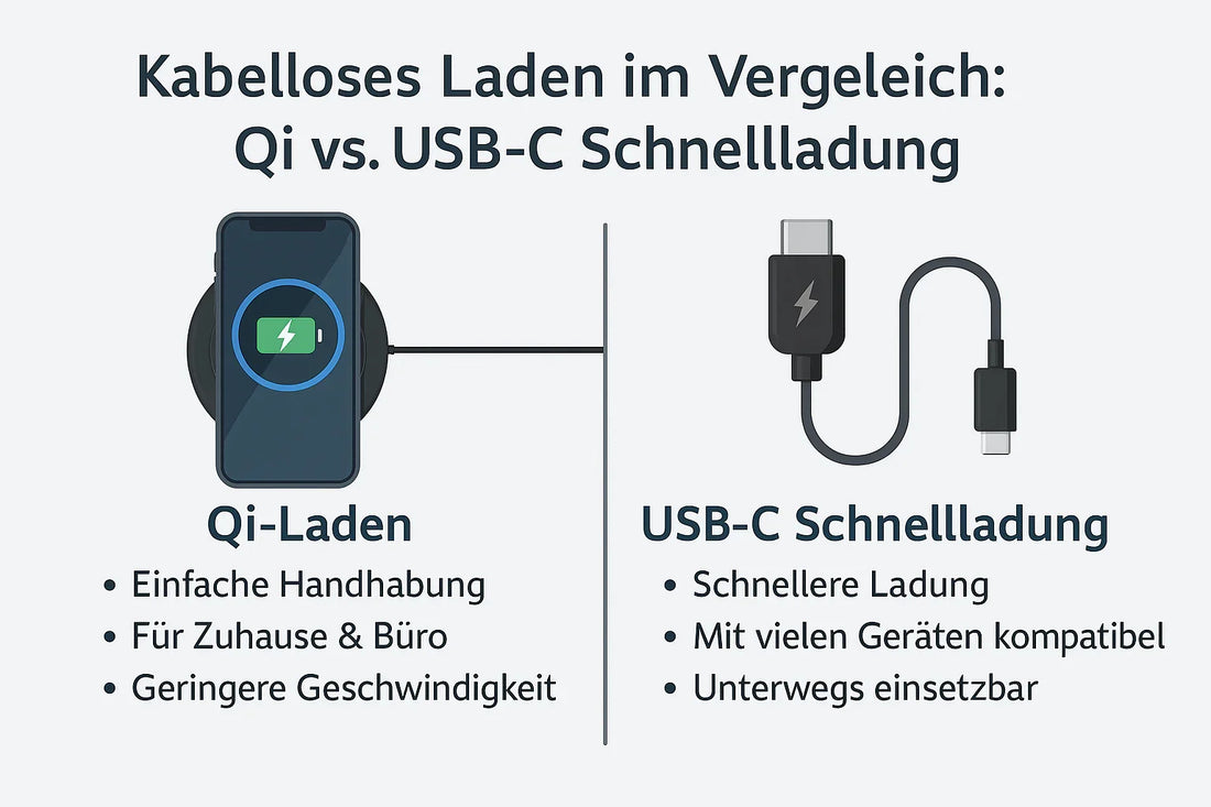 Qi vs USB-C: Welche Schnellladung ist besser? - Kauftronik