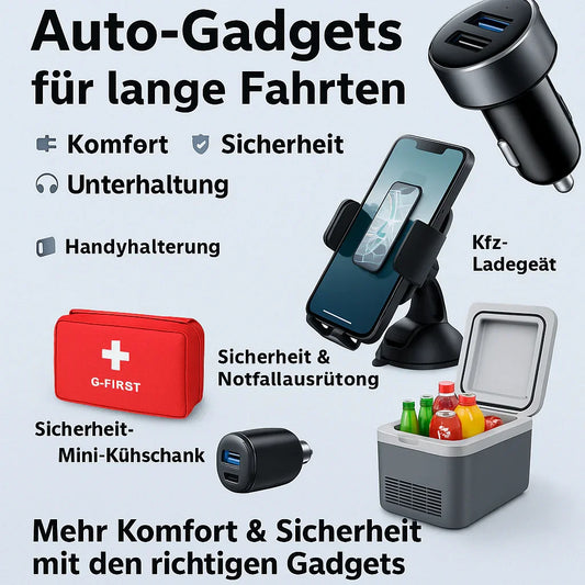 Must-have Auto-Gadgets für lange Fahrten - Kauftronik