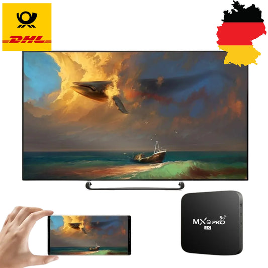 4K Android TV Box – Dual-WLAN, Android 10, 3D Media Player - Kauftronik