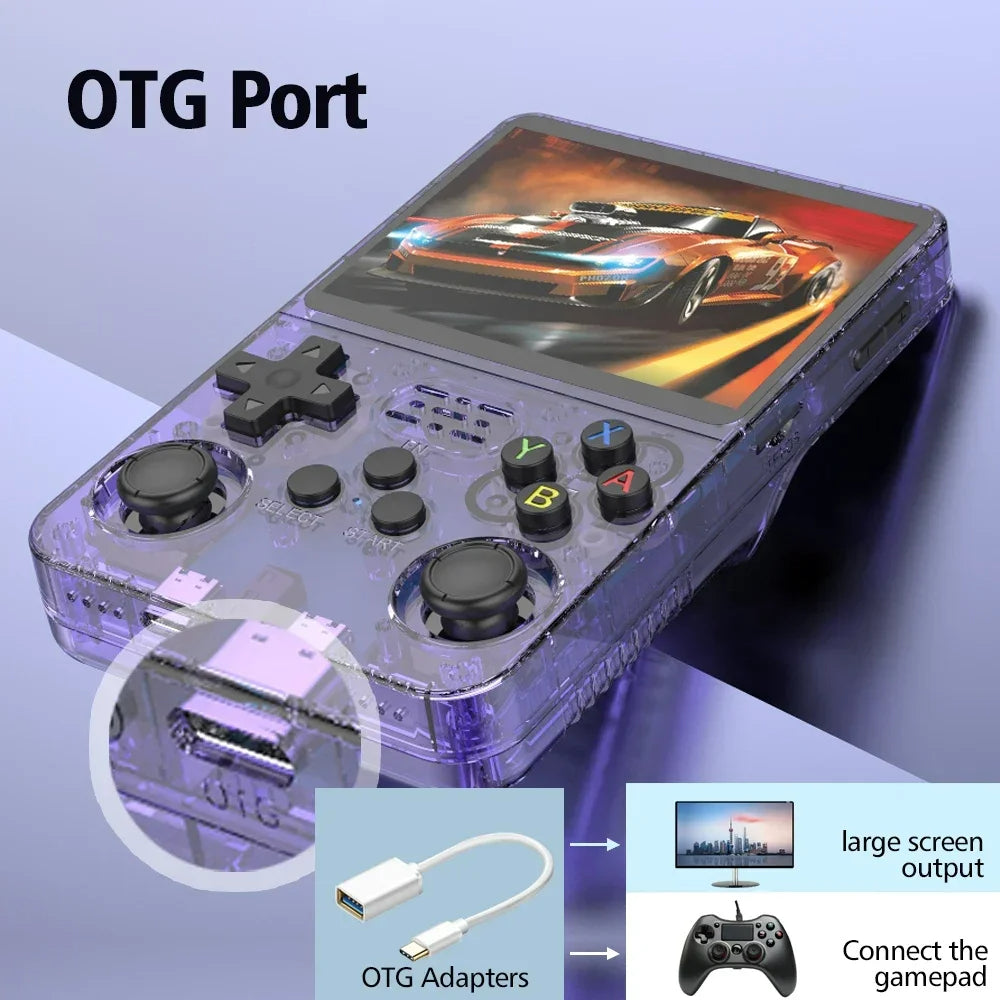 R36S Retro Handheld-Konsole – 128GB/64GB, 3,5'' IPS, Linux