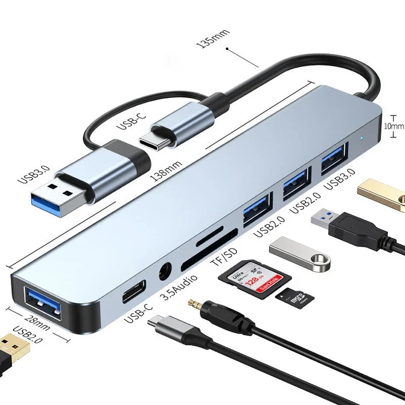 All-in-One USB-C Docking Station für Laptop & MacBook - Kauftronik