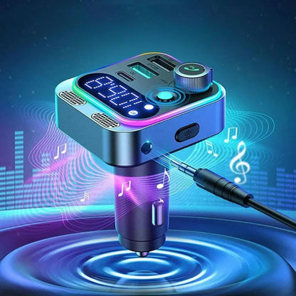 Auto Ladegerät mit Bluetooth 5.3 & 4 USB Ports - Kauftronik