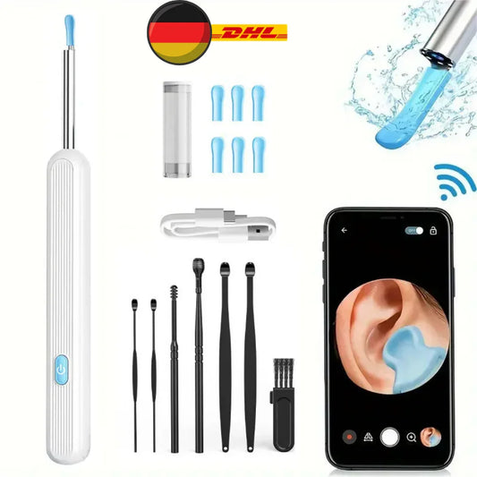 WIFI Visueller Ohrenschmalzreiniger mit HD-Kamera und LED-Licht