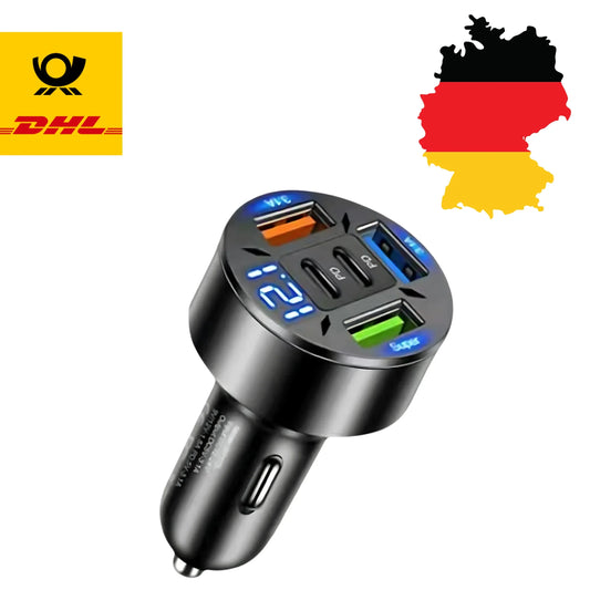 Schnelllade-Autoladegerät 5 Ports Auto Zubehör - Kauftronik