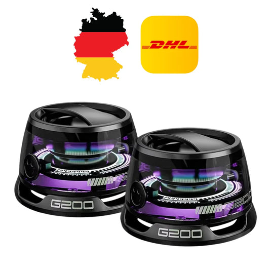 Mini Bluetooth-Lautsprecher – Magnetisch, Tragbar, mit RGB-Licht & Handyhalter
